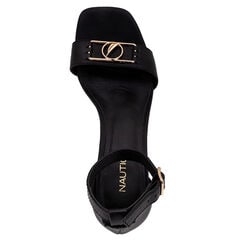 Block Heel Sandal,Black,large