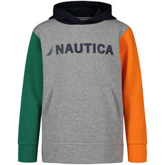 Toddler Boys' Colorblock Hoodie (2T-4T),Grey Heather,large