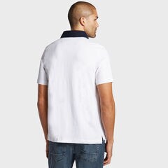 Big & Tall Logo Shipman Polo,Bright White,large