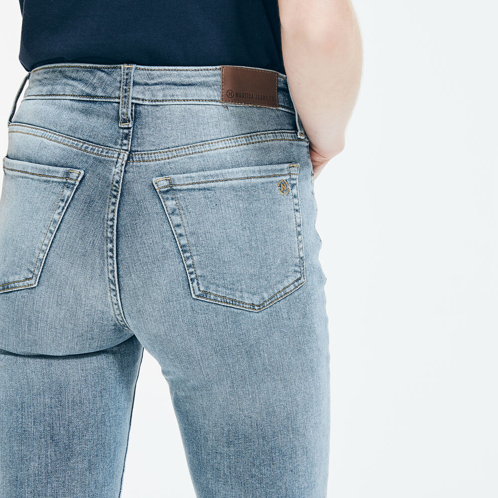 NAUTICA JEANS CO. HIGH-RISE SKINNY DENIM,Gulfcoast Blue Heather,large