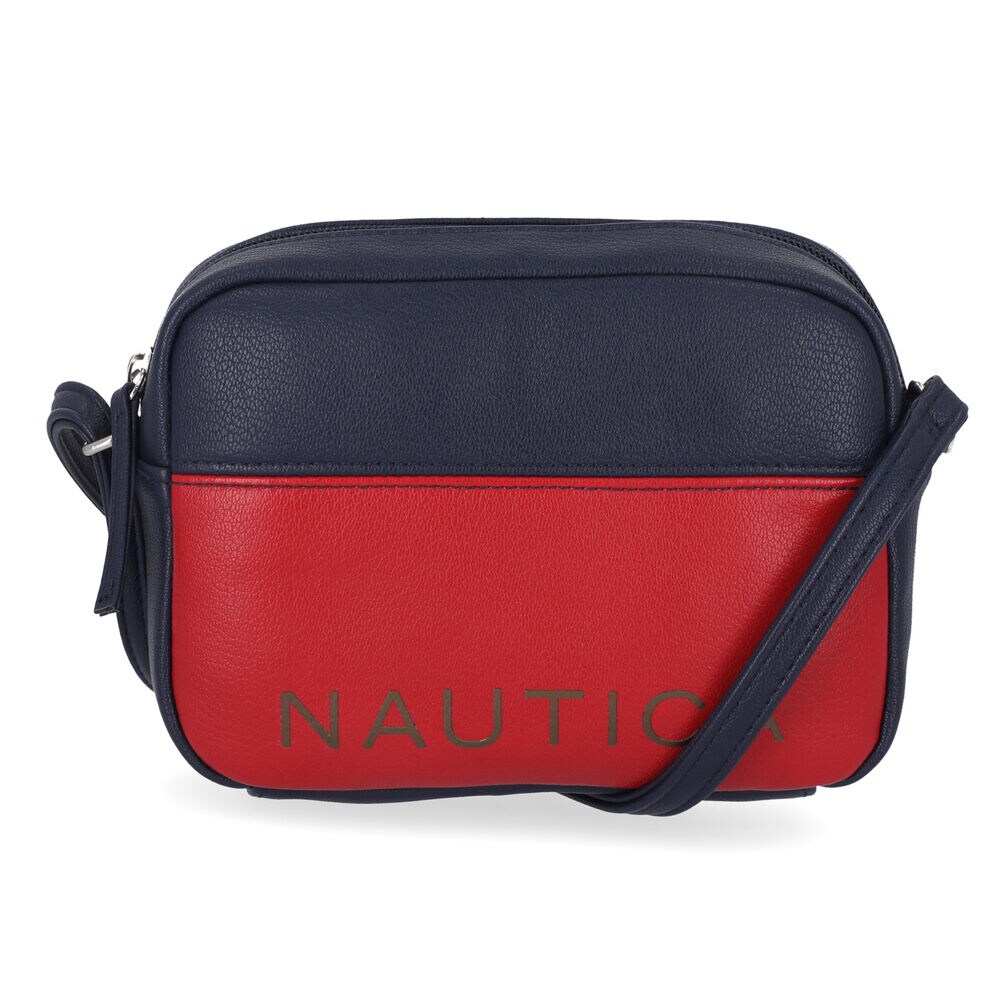 TWO-TONE CAMERA BAG,Navy,large
