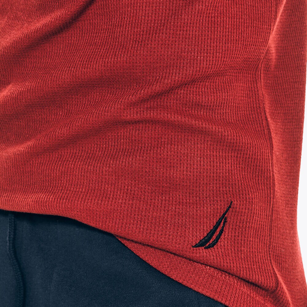 LONG-SLEEVE CREWNECK THERMAL,Cranberry,large