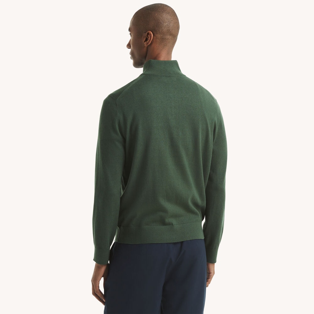 Navtech Quarter-Zip Sweater,Galley Green,large