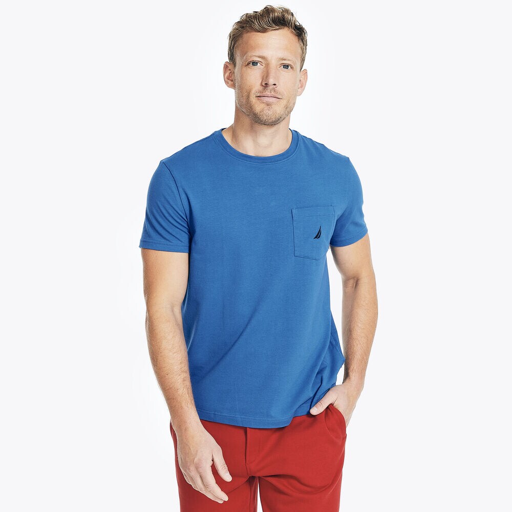 CLASSIC FIT POCKET T-SHIRT,True Navy,large