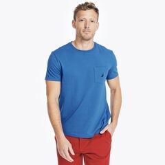 CLASSIC FIT POCKET T-SHIRT,True Navy,large