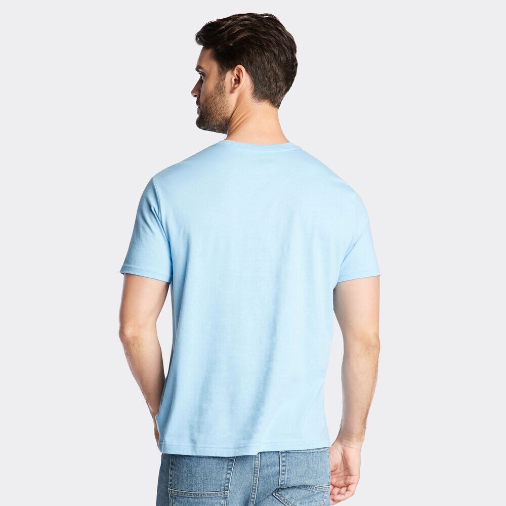 SUN AND SAND GRAPHIC T-SHIRT,Alaskan Blue,large