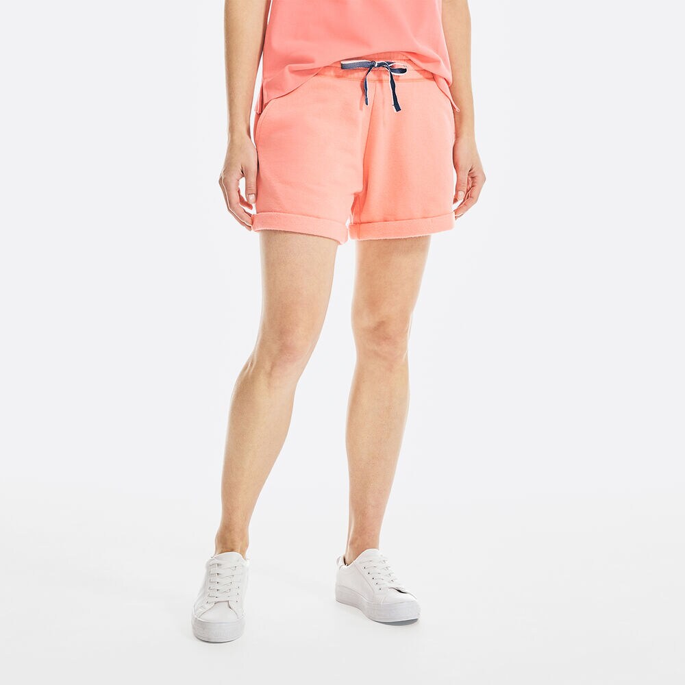 SUSTAINABLY CRAFTED 4" KNIT SHORT,Sugar Coral,large