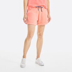 SUSTAINABLY CRAFTED 4" KNIT SHORT,Sugar Coral,large