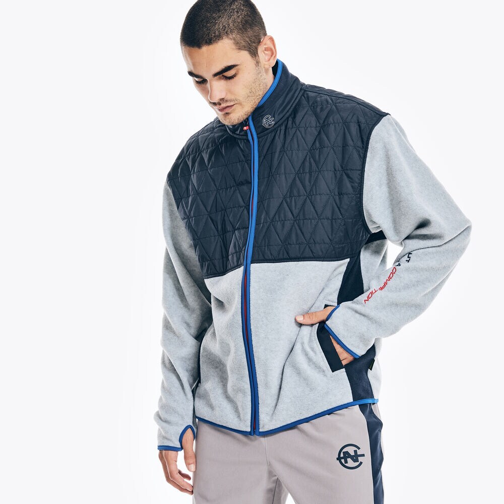 COMPETITION FULL-ZIP JACKET,Grey Heather,large