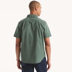 Short-Sleeve Oxford Shirt,Galley Green,large
