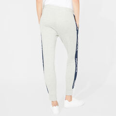 LOGO-TAPE FLEECE JOGGER,Grey Heather,large