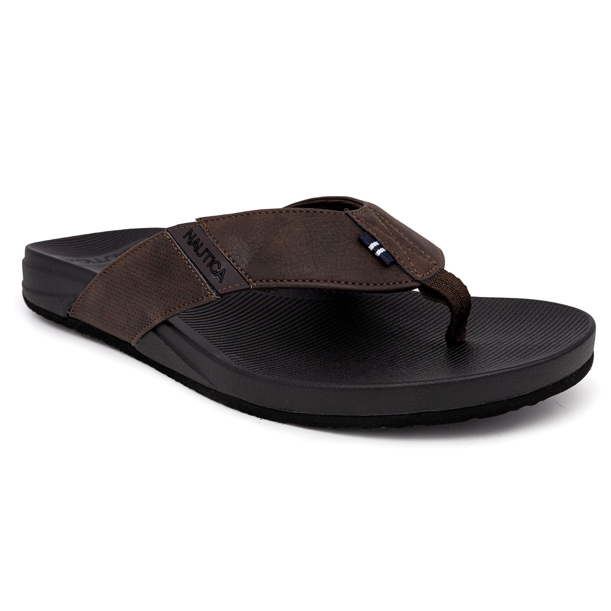 Welsey Logo Flip-Flop,Chocolate,large