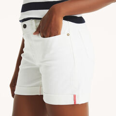 Denim Short,Bright White,large