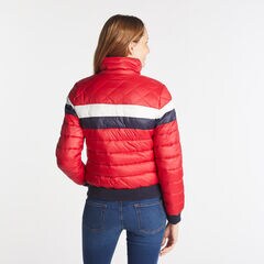 COLORBLOCK PUFFER JACKET WITH TEMPASPHERE,Tomales Red,large