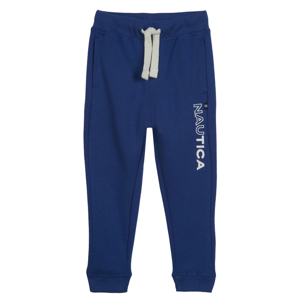 BOYS' LOGO FLEECE-KNIT JOGGER (8-20),Navy Dusk,large