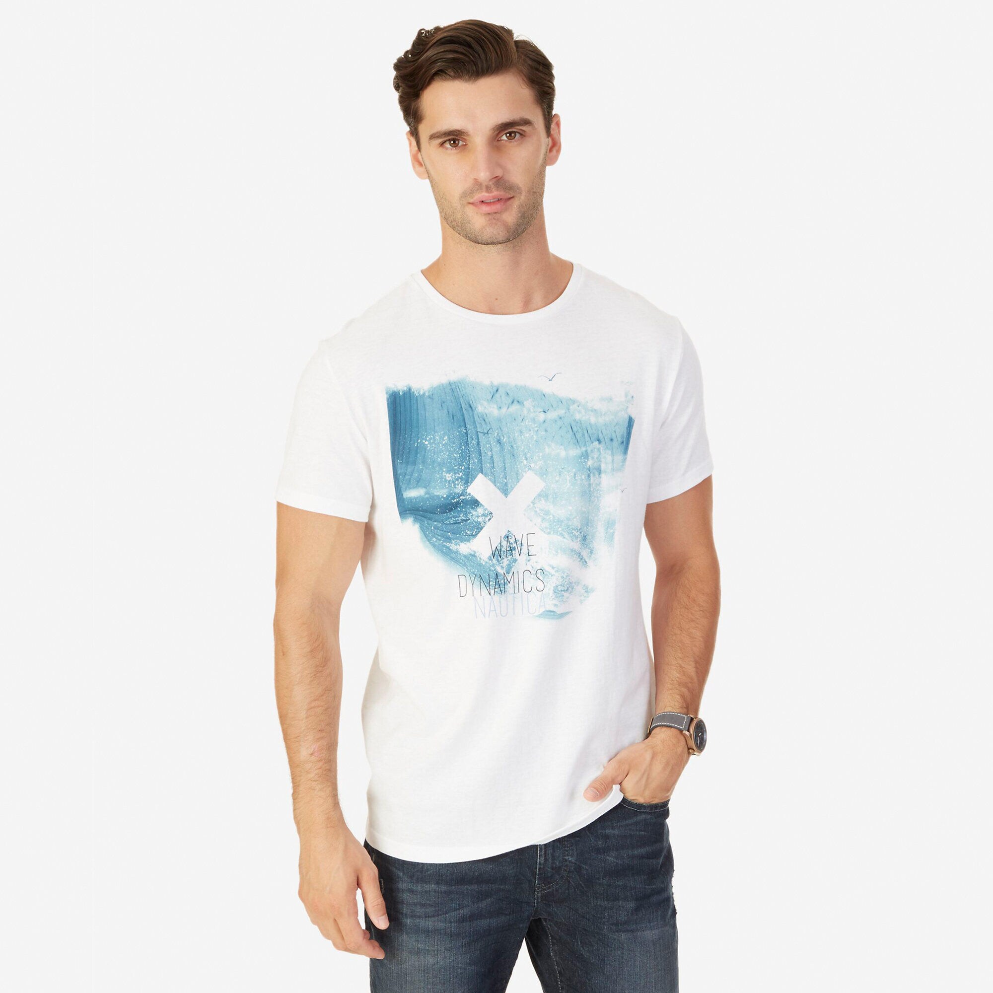 Wave Dynamics Graphic T-Shirt | Nautica