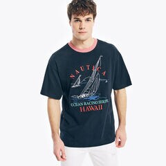 REISSUE OCEAN RACING T-SHIRT,Navy,large
