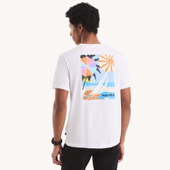 Keep Calm Graphic T-Shirt,Bright White,large