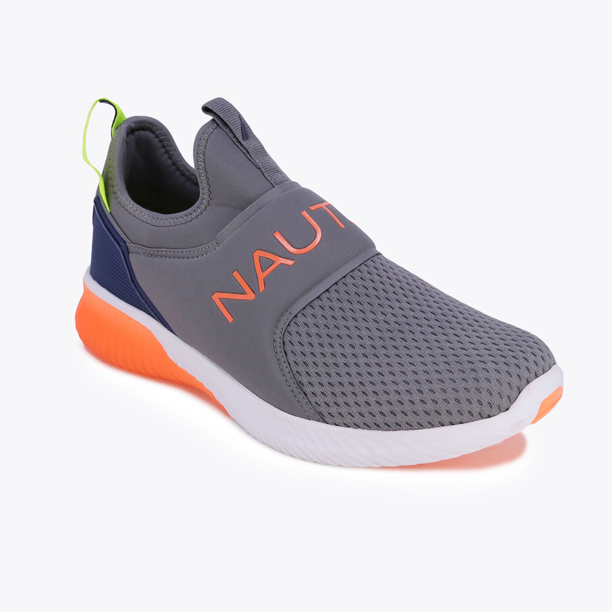 LOGO MESH SNEAKER,Grey Heather,large