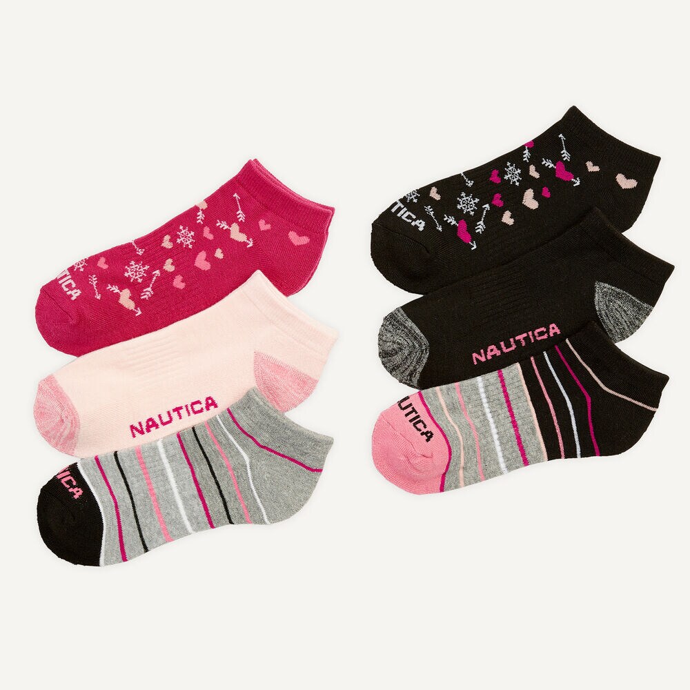 Lowcut Socks, 6-pack,Multi,large