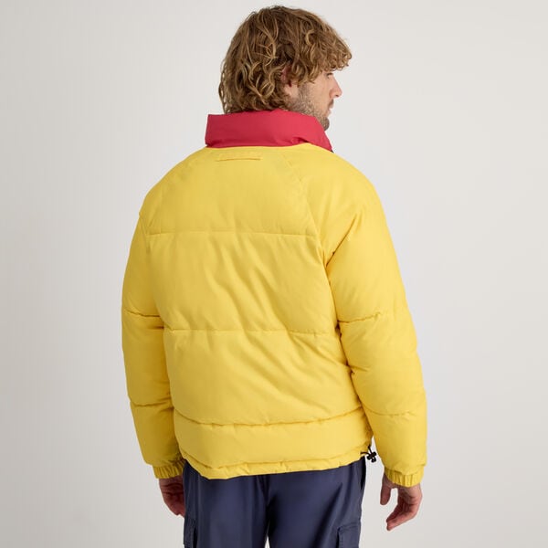 Reversible Mock-Neck Puffer Jacket