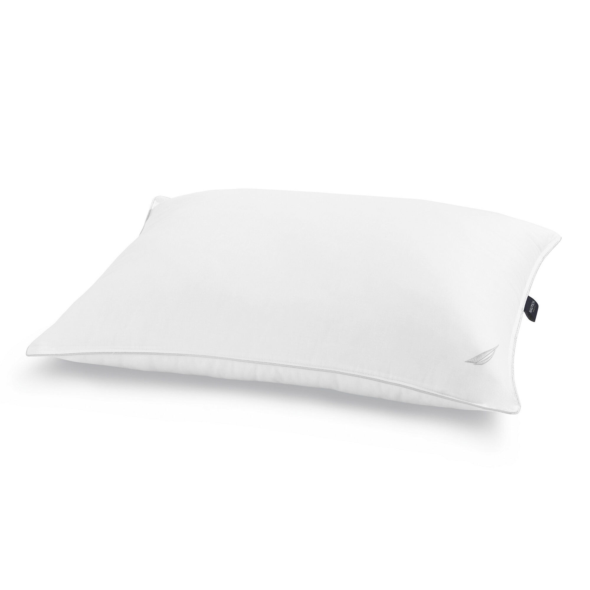 White Full/Queen Down Pillow,Bright White,large