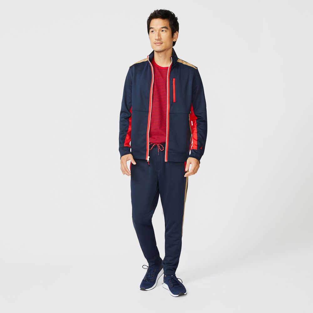 COLORBLOCK JOGGER,Navy,large