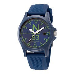 JAVA SEA TEXTURED SILICONE 3-HAND WATCH,Multi,large