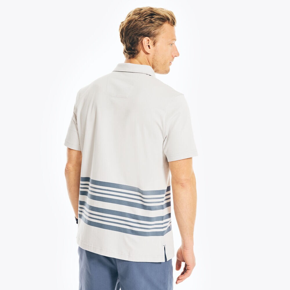 STRIPED HARBOR SHIRT,Grey Violet,large