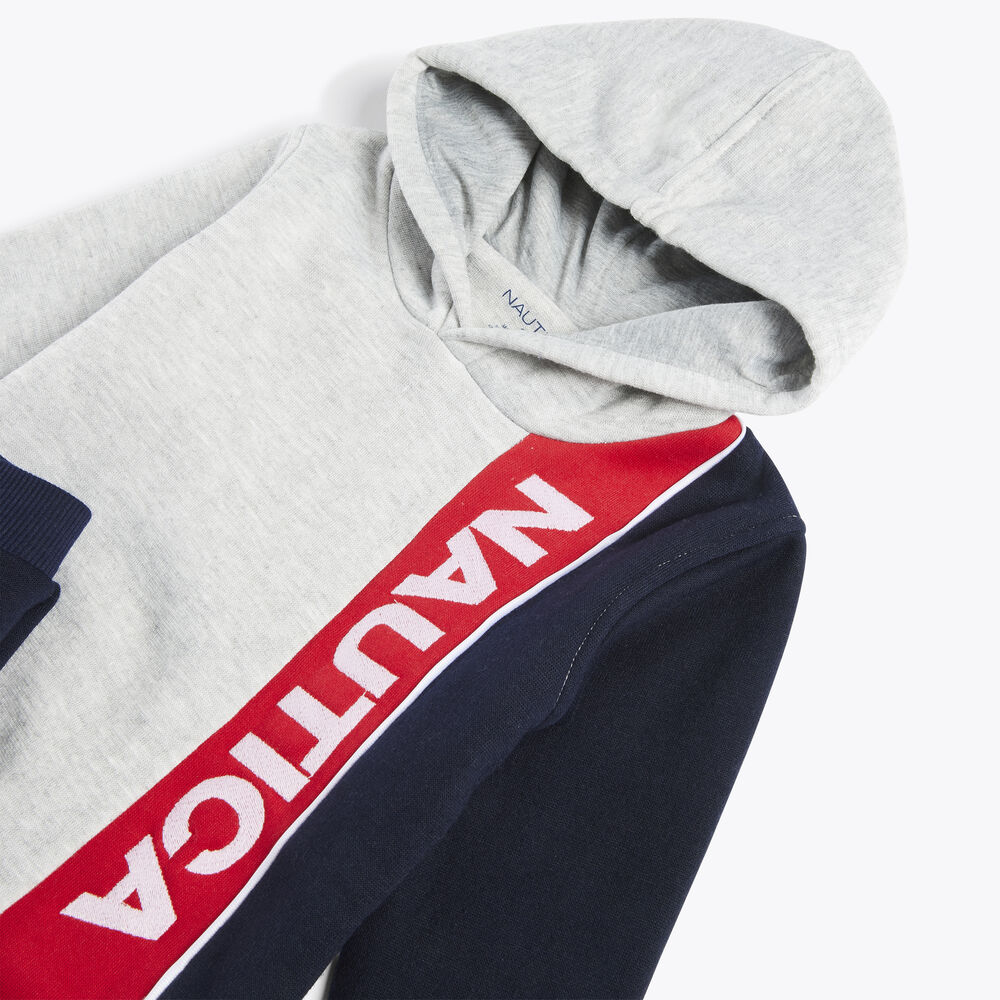 INFANT BOYS' FLEECE HOODIE 2PC JOGGER SET (12M-24M),Anchor Grey,large