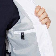 Classic Bomber With Packable Hood,Bright White,large