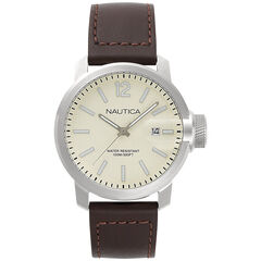 Sydney Leather Date Watch,Multi,large