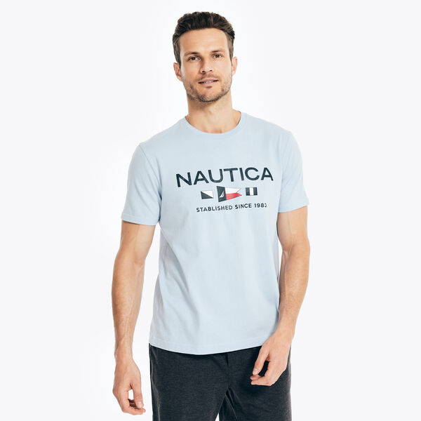 DO NOT MAKE LIVE - SIGNAL FLAG LOGO GRAPHIC SLEEP T-SHIRT