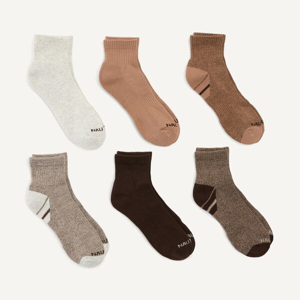 Quarter Socks, 6-Pack