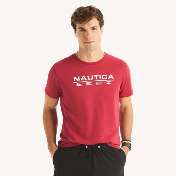 Logo Flag Graphic T-Shirt