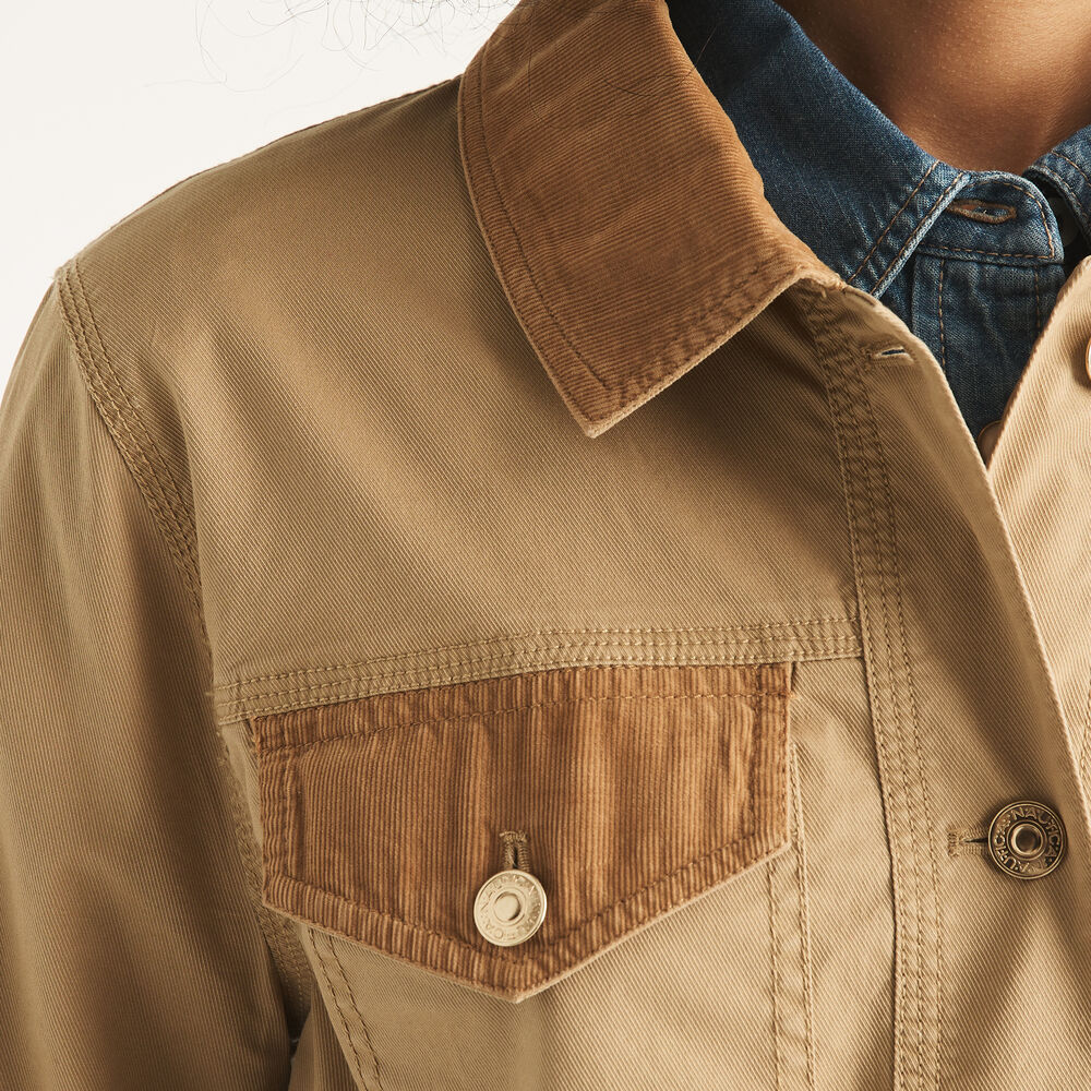 Corduroy Utility Jacket,Coastal Tan,large
