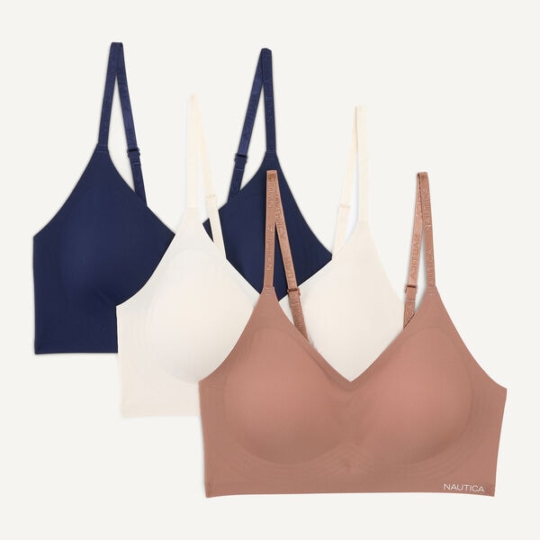 Gel Ribbed Bra, 3-Pack