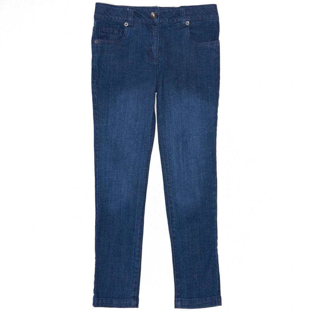 Little Girls' Classic Skinny Jeans (2T-7),Workshirt Blue,large