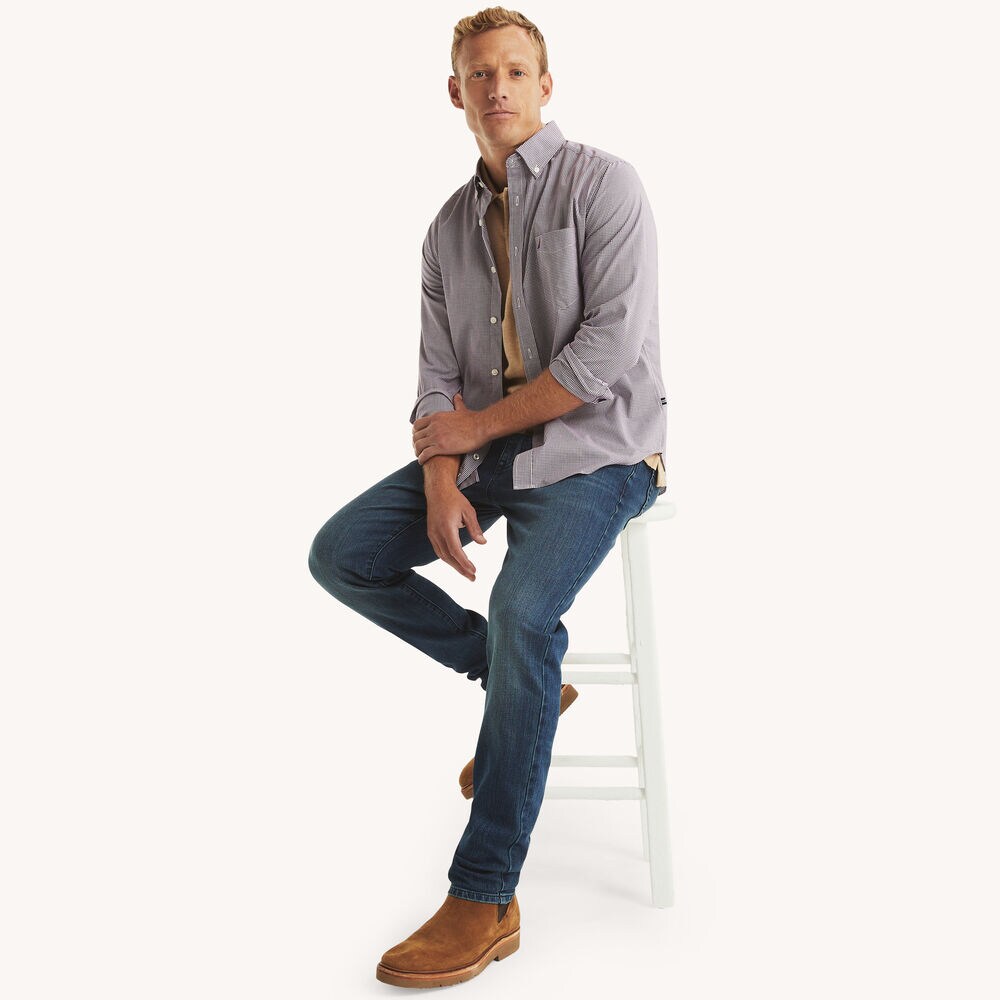 Athletic Slim Stretch Denim,Sail Cream,large