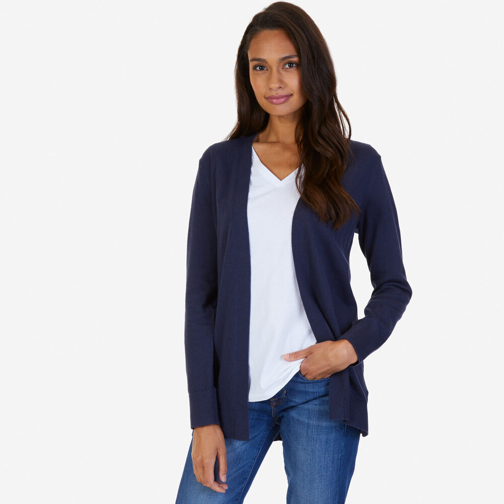 Flyaway Cardigan,Stellar Blue Heather,large