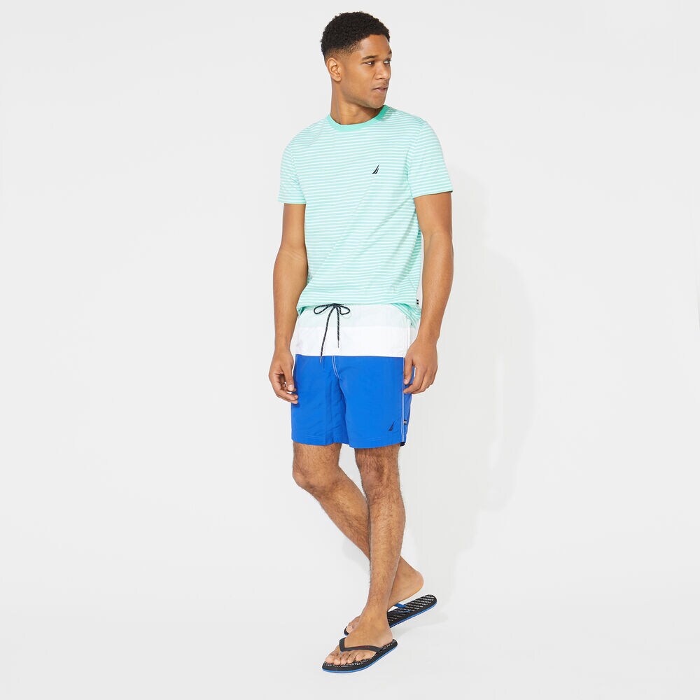 8" COLORBLOCK QUICK-DRY SWIM,Aquabreeze,large