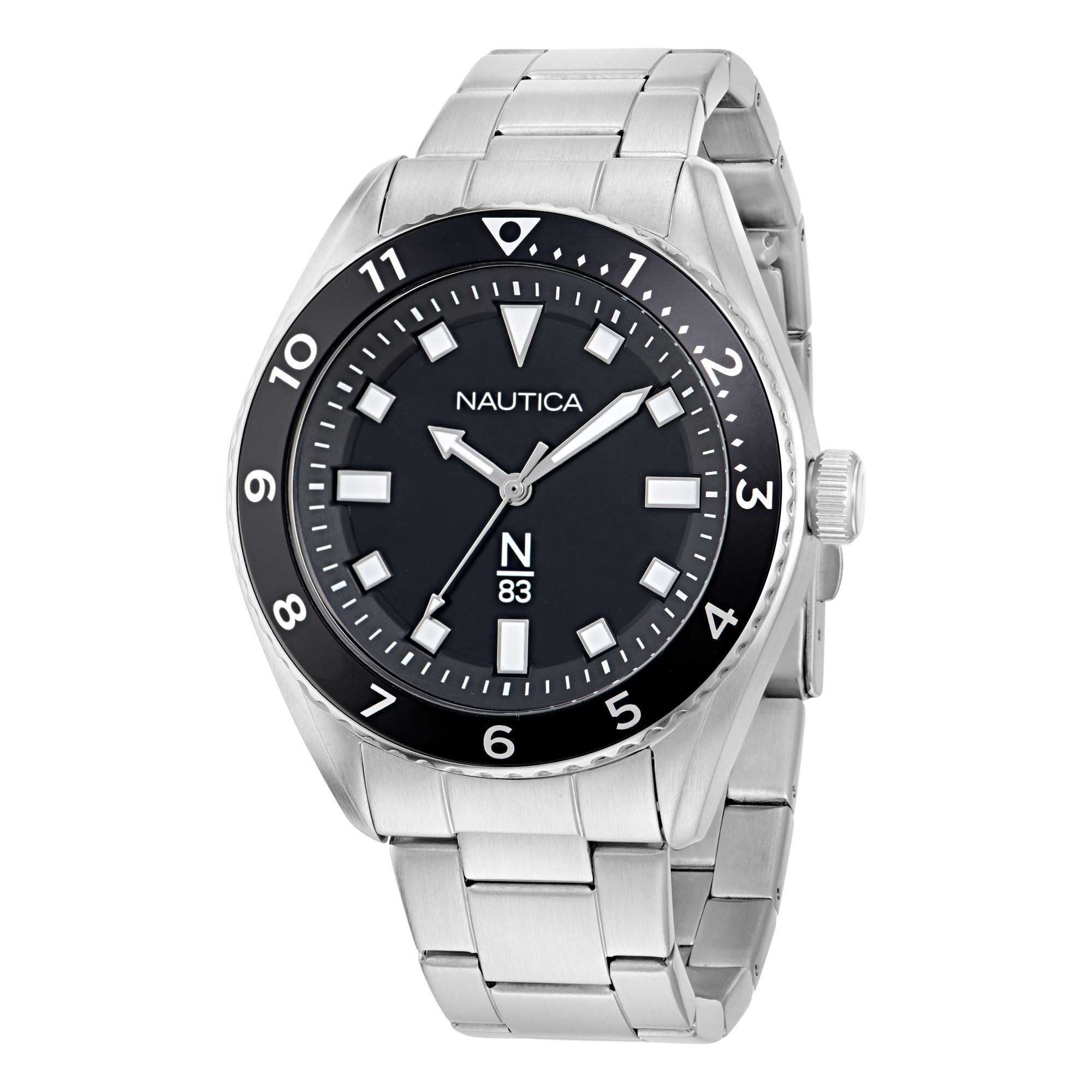 Finn World 3-Hand Stainless Steel Watch,Moorings Grey Heather,large