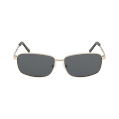 Rectangular Sunglasses with Matte Gold Frame,Yacht Yellow,large