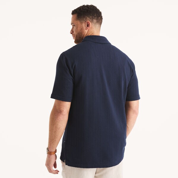 Big & Tall Classic Fit Seersucker Polo