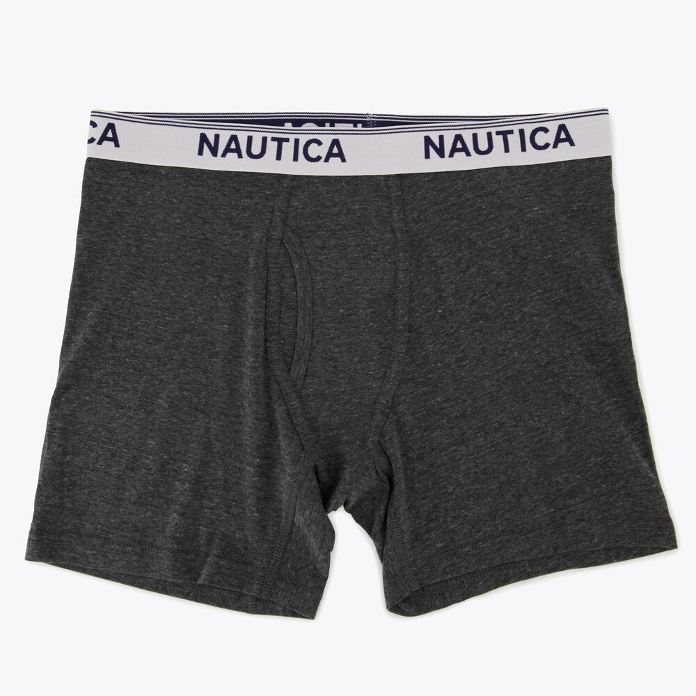 STRETCH PERFORMANCE BOXER BRIEFS, 3-PACK,Runway Grey,large