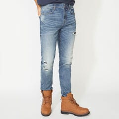 NAUTICA JEANS CO. ORIGINAL SLIM FIT DENIM IN PATCHWORK BLUE,Limoges,large