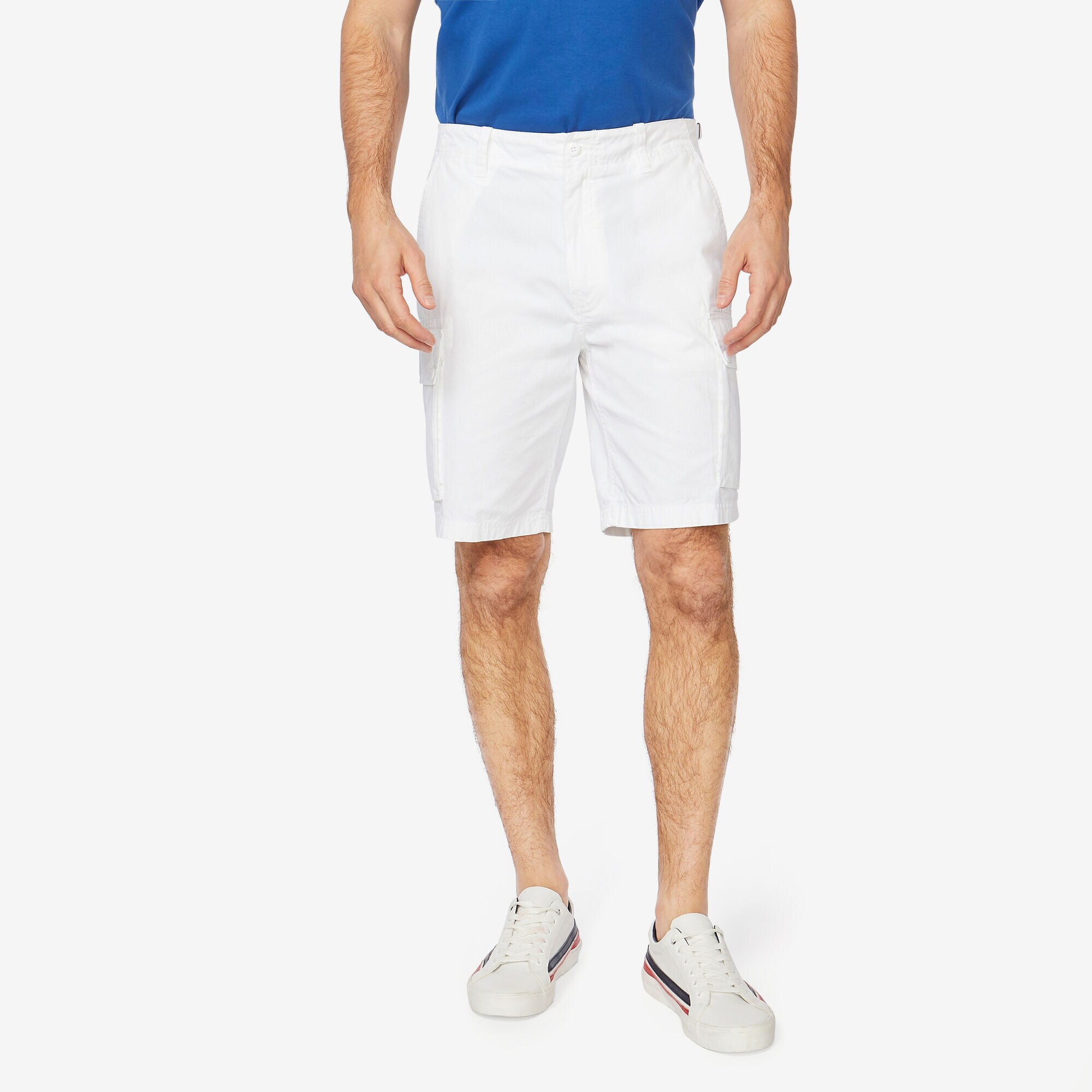 9.5" RIPSTOP CARGO SHORT,Bright White,large