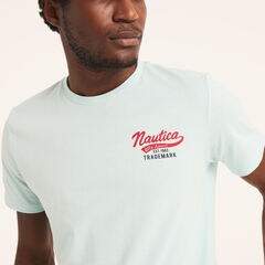 Sustainably Crafted Deep Sea Fishing Graphic T-Shirt,South Beach Aqua,large