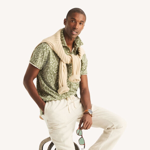 Classic Fit Printed Polo