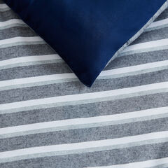 Heather Block Grey Twin/Twin XL Comforter-Sham Set,Heather,large